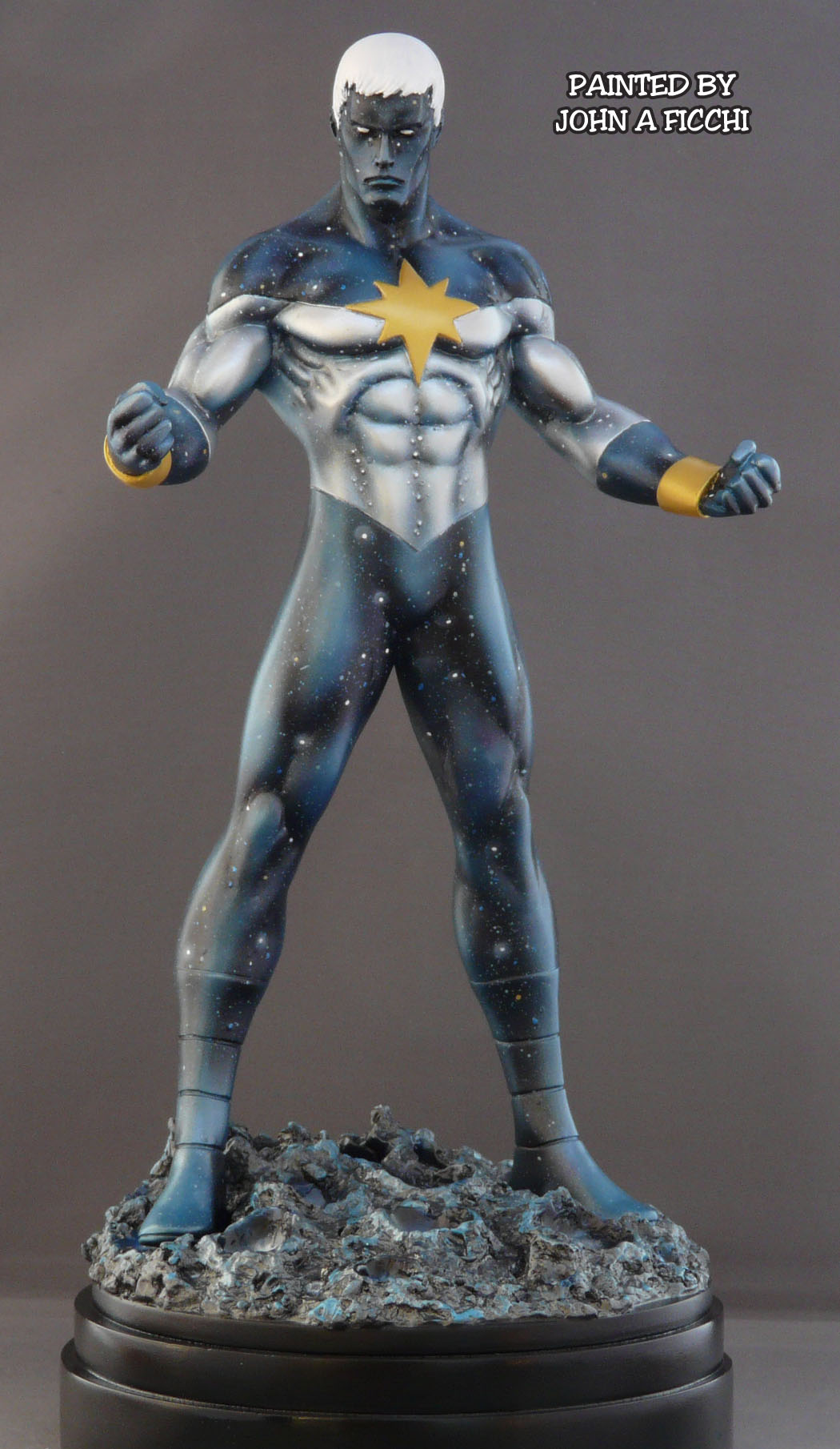 GENIS-VELL Captain Marvel Reborn Custom Statue