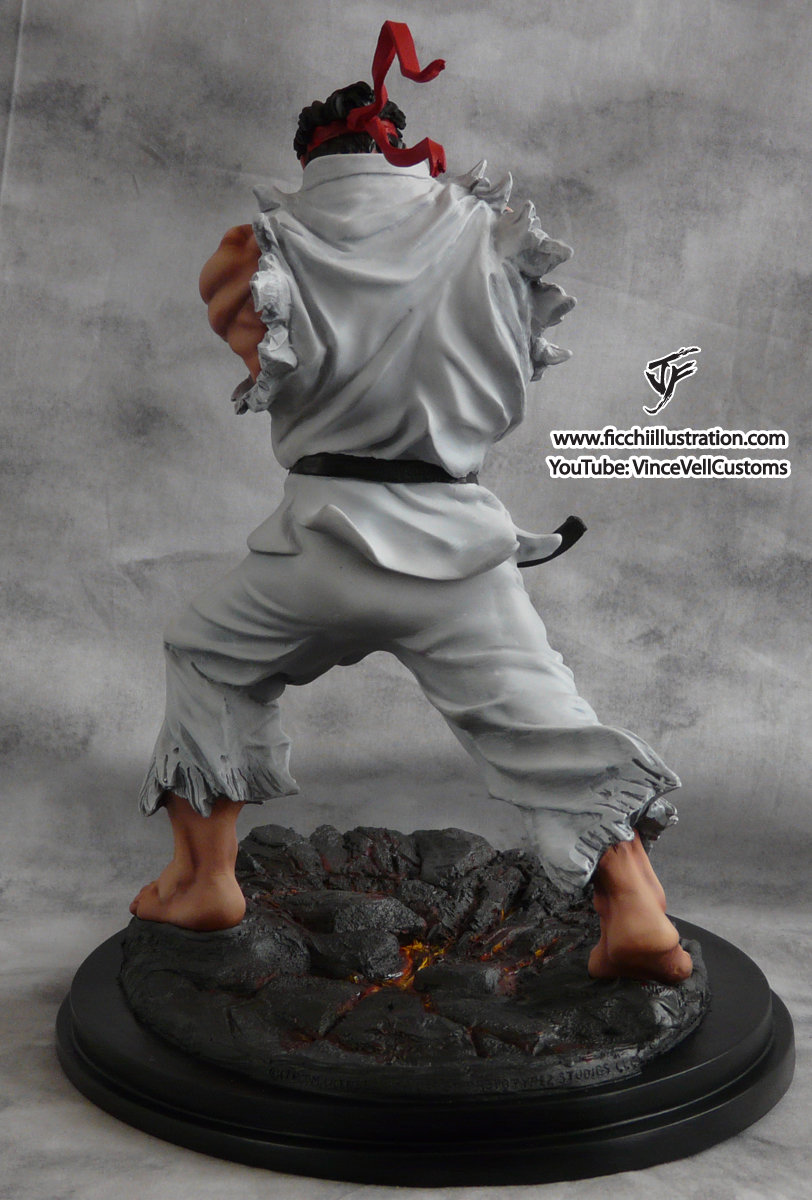 Ryu Statue Lava Base