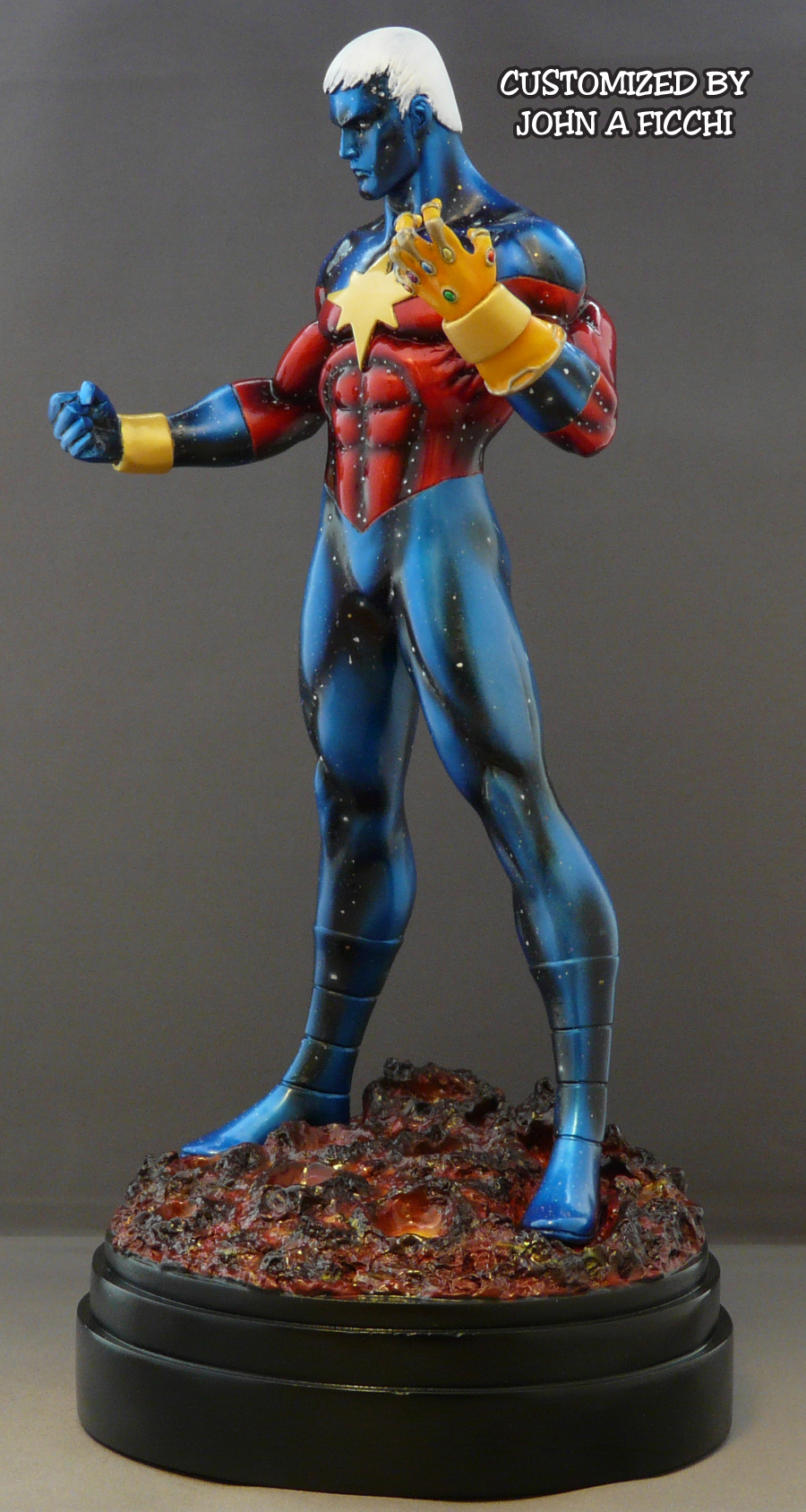 WHAT IF? Genis-Vell Held The Infinity Gauntlet! Custom Bowen Statue