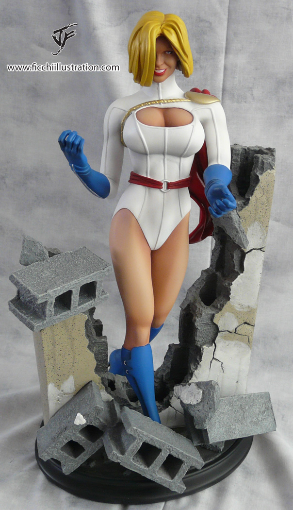 Power Girl Custom Statue