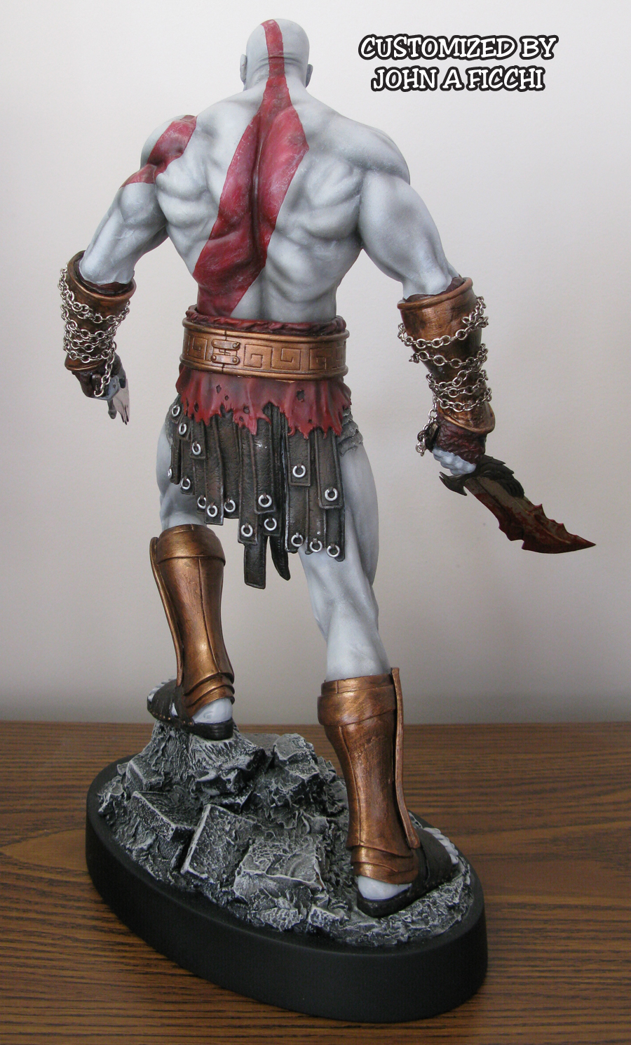 KRATOS SIdeshow Custom Statue