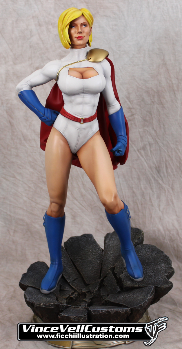 Power Girl Amanda Conner Custom Statue