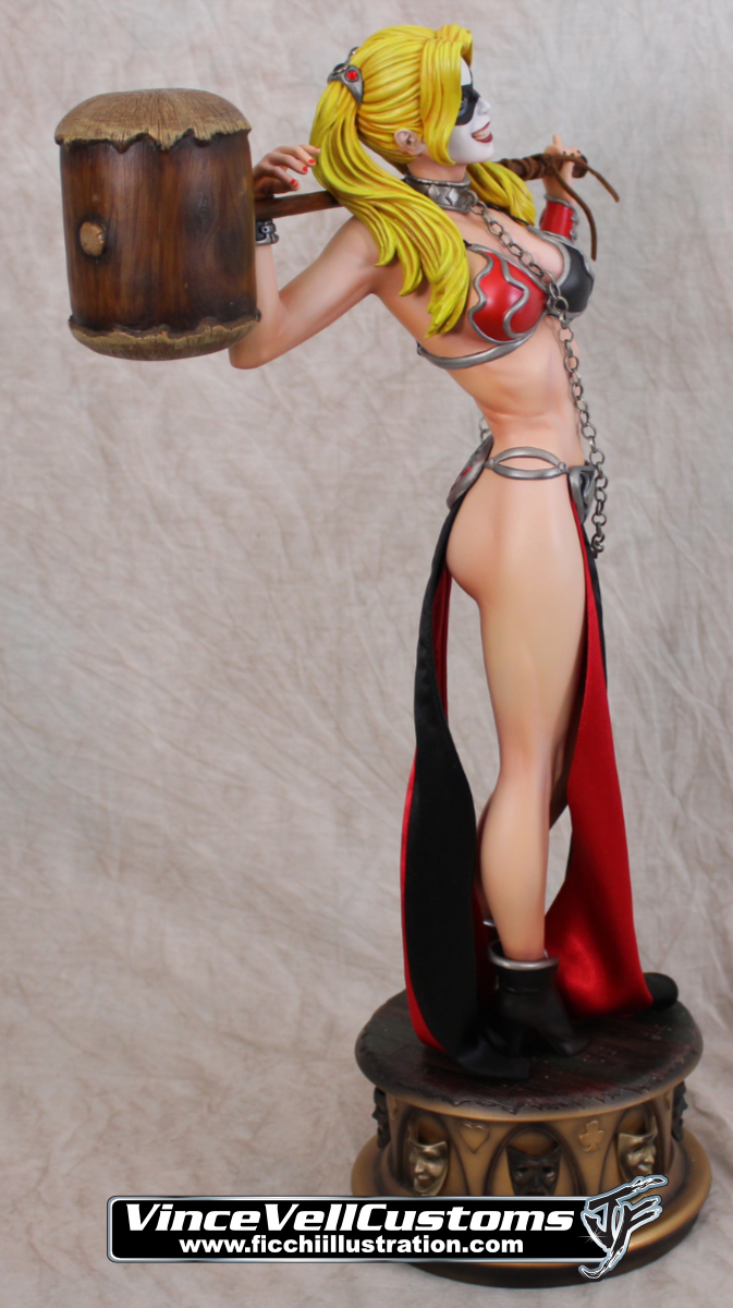 Slave "Leia" harley Quinn Custom Statue