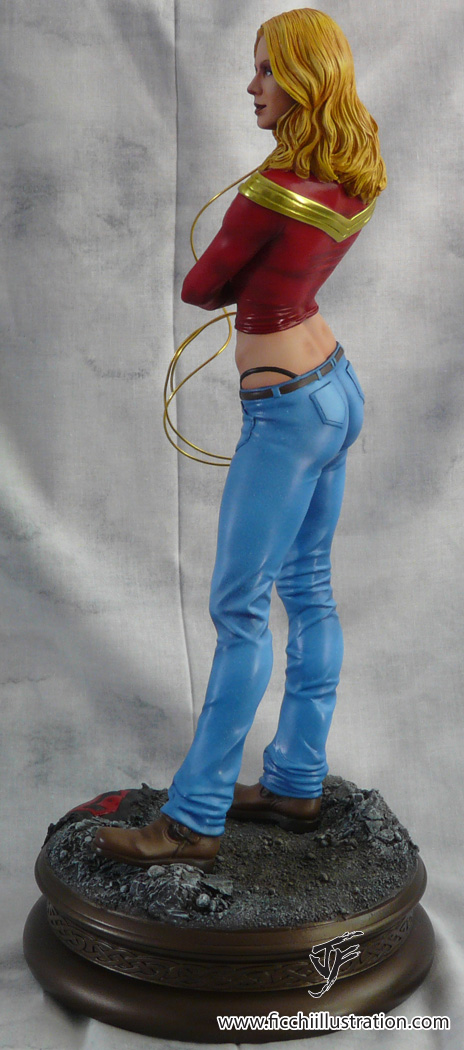 Wonder Girl Cassie Custom Statue Sideshow Faith