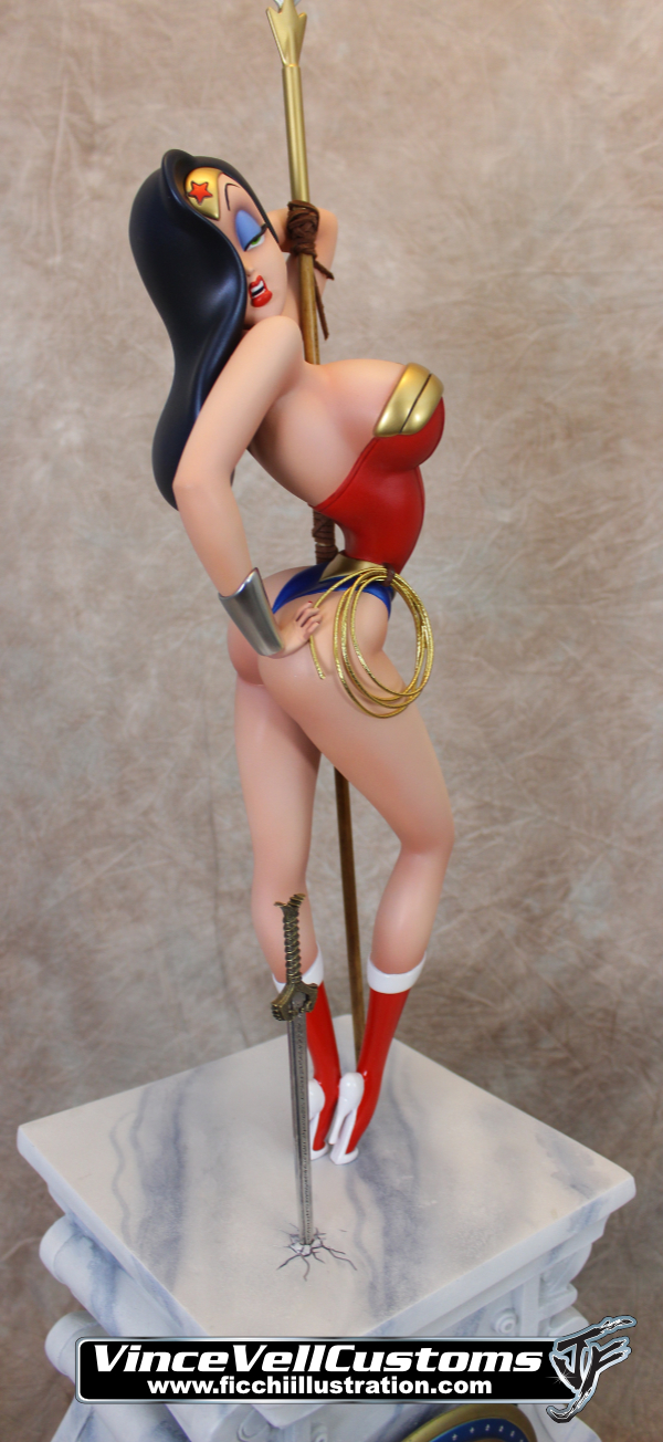 Jessica Rabbit Custom Wonder Woman Statue