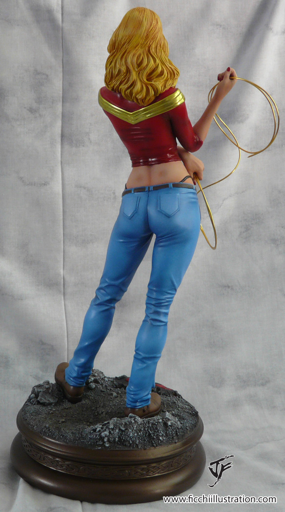 Wonder Girl Cassie Custom Statue Sideshow Faith
