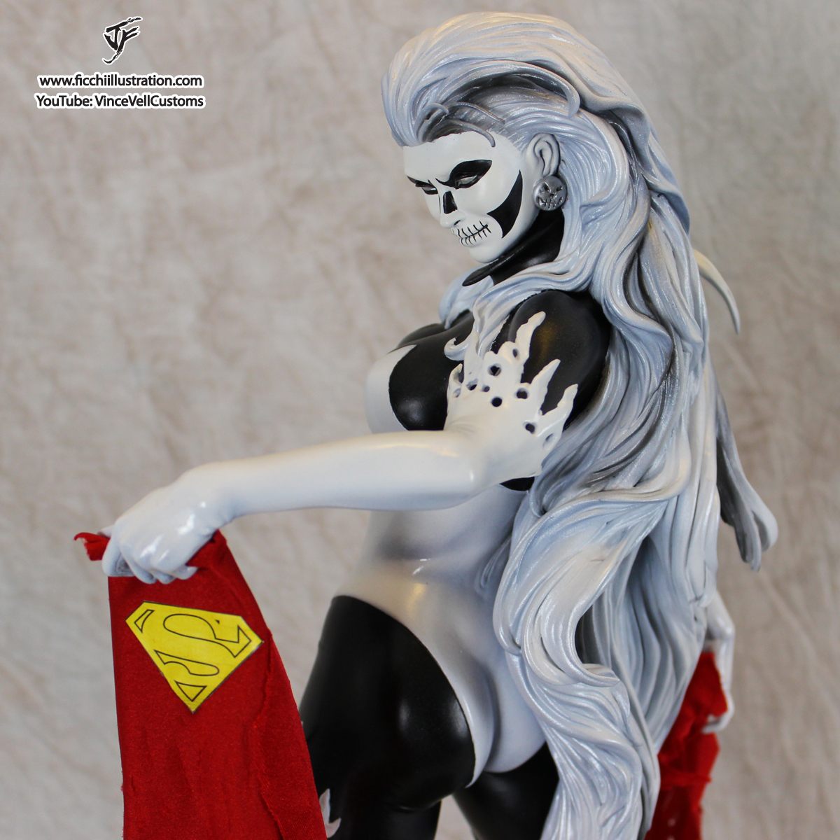 Silver Banshee Statue