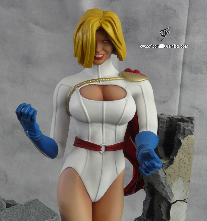 Power Girl Custom Statue