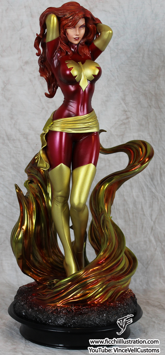 Dark Phoenix Custom Statue