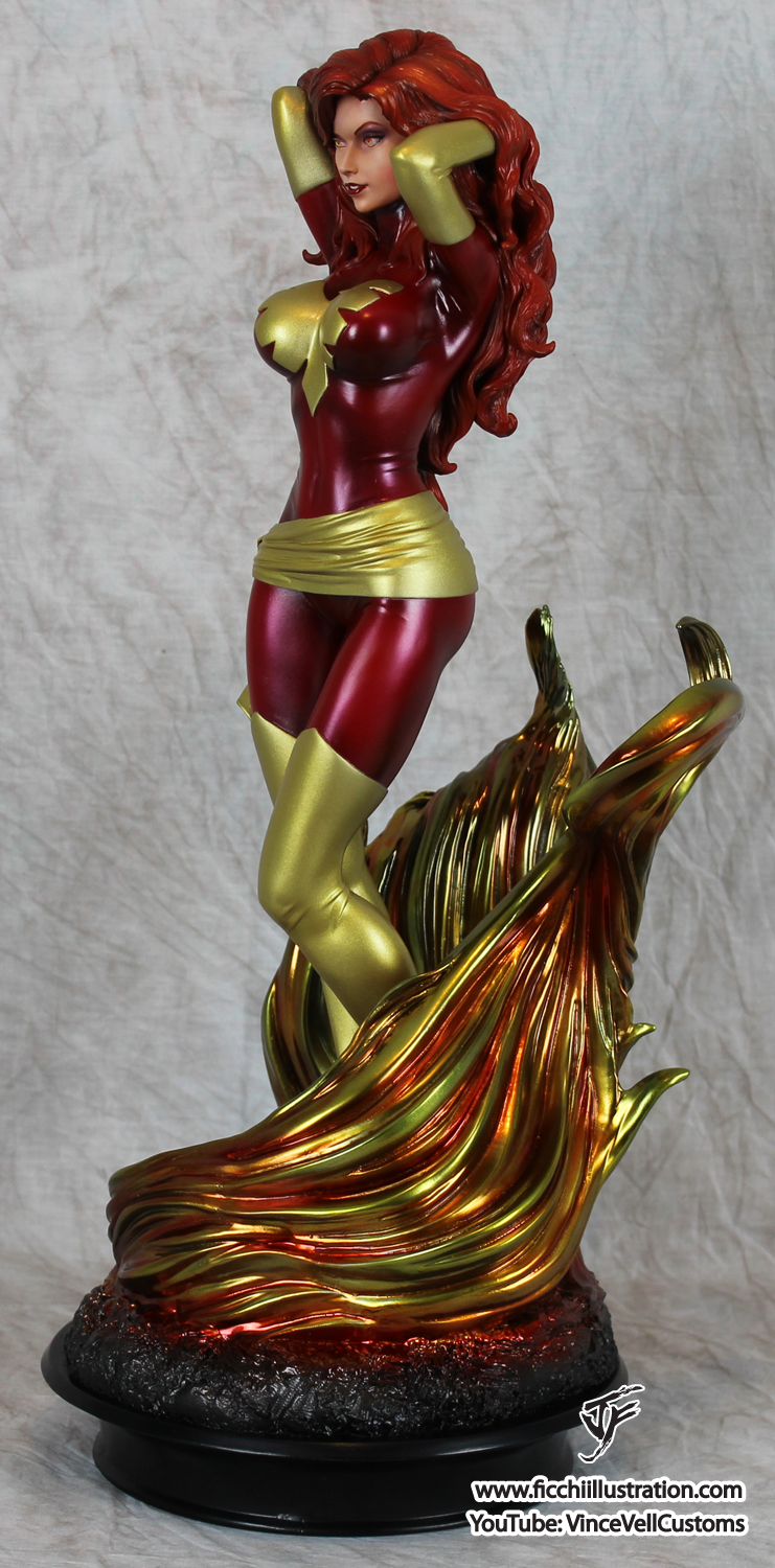 Dark Phoenix Custom Statue