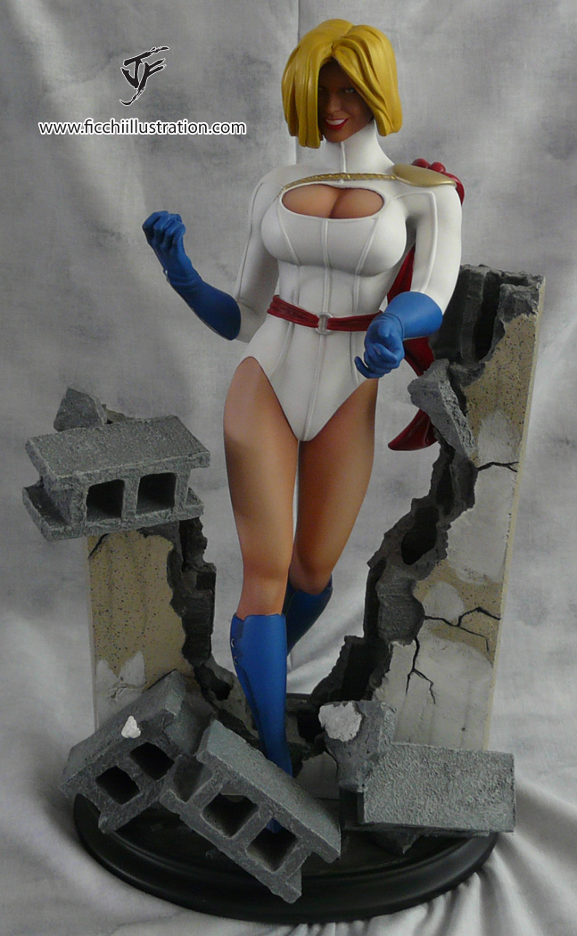 Power Girl Custom Statue