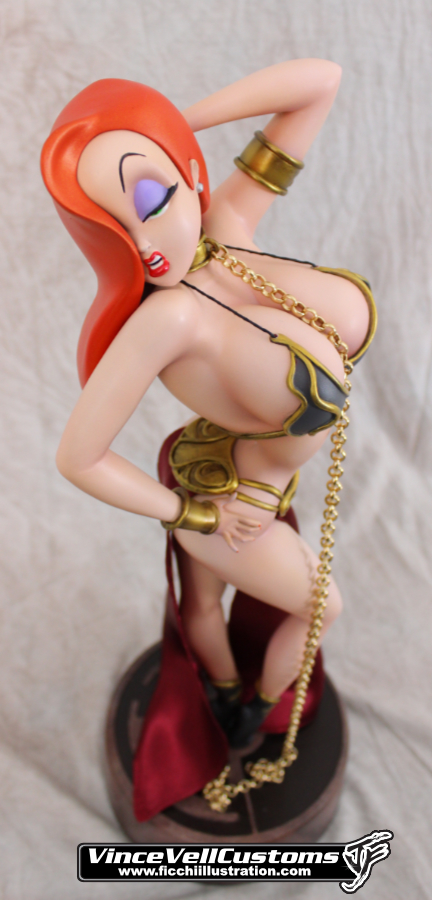 Slave "Leia" Jessica Rabbit Custom Statue