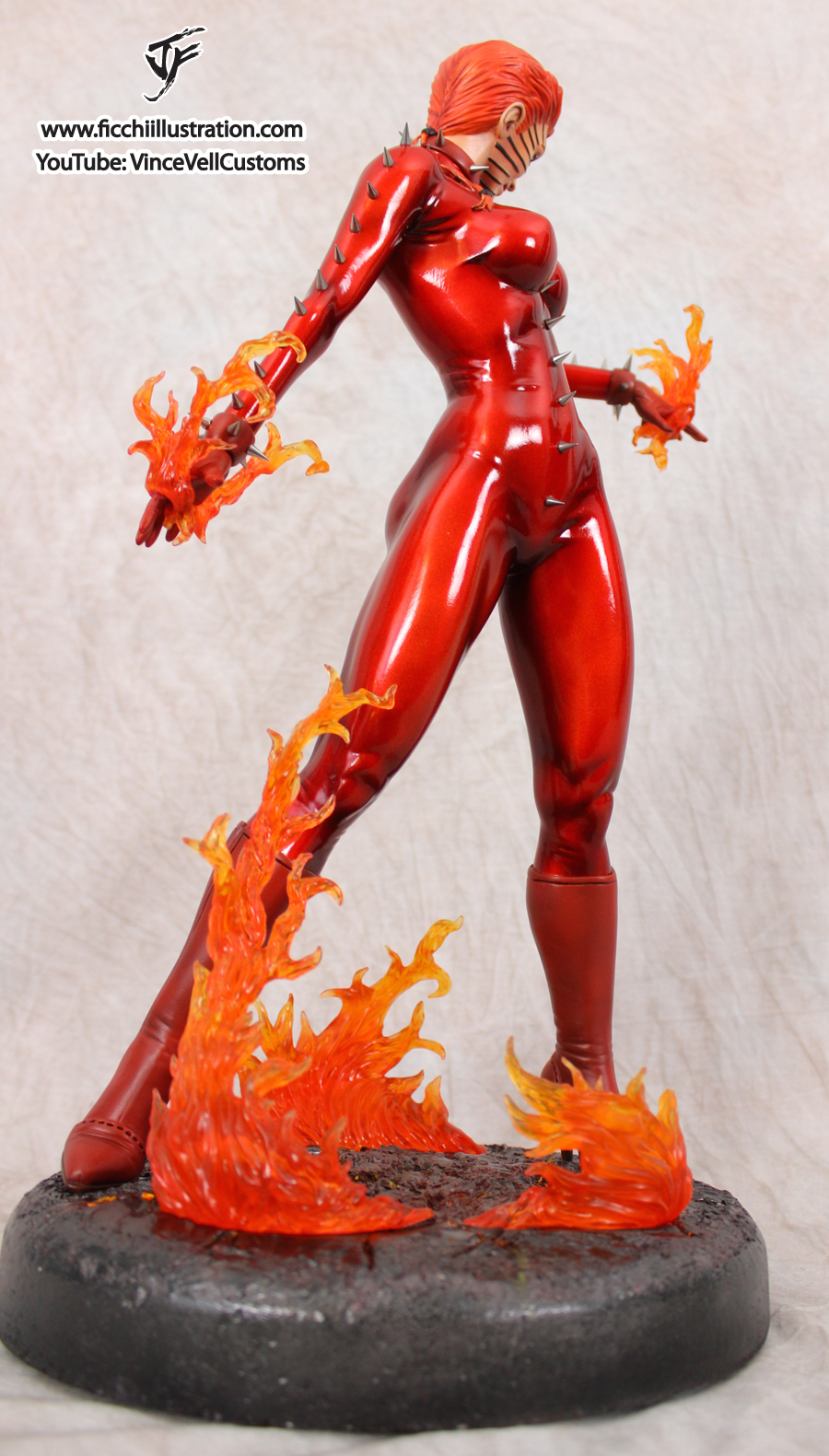 Rachel Grey Phoenix 2 Custom Statue