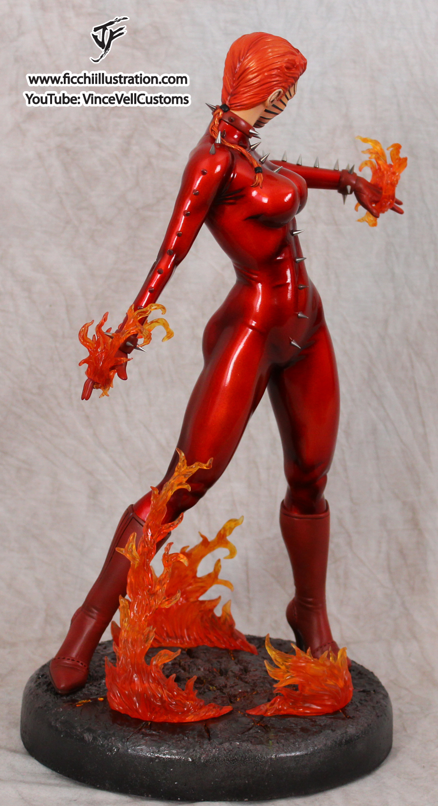 Rachel Grey Phoenix 2 Custom Statue