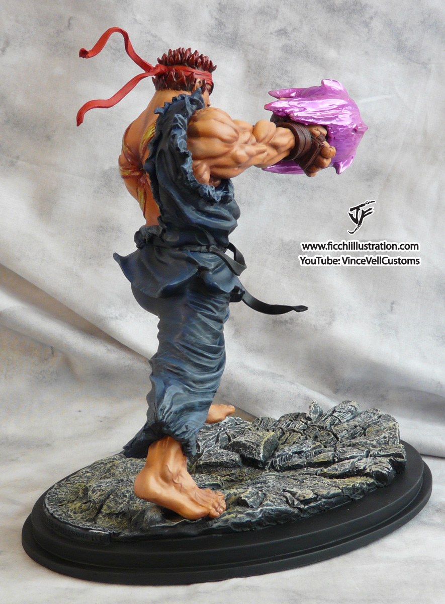 Evil Ryu Custom Statue