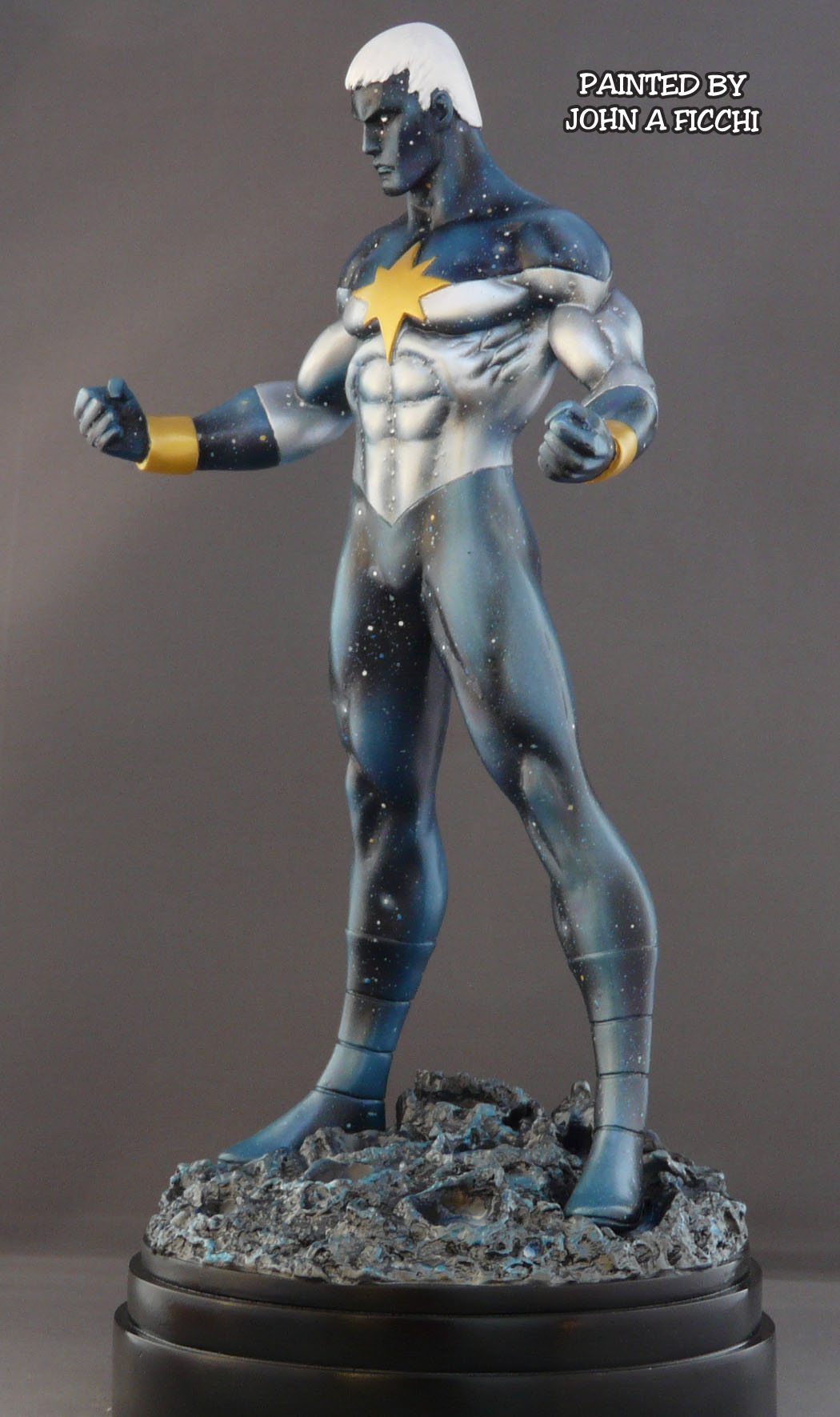 GENIS-VELL Captain Marvel Reborn Custom Statue