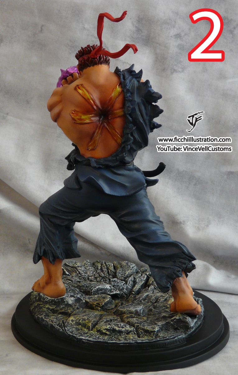 Evil Ryu Custom Statue