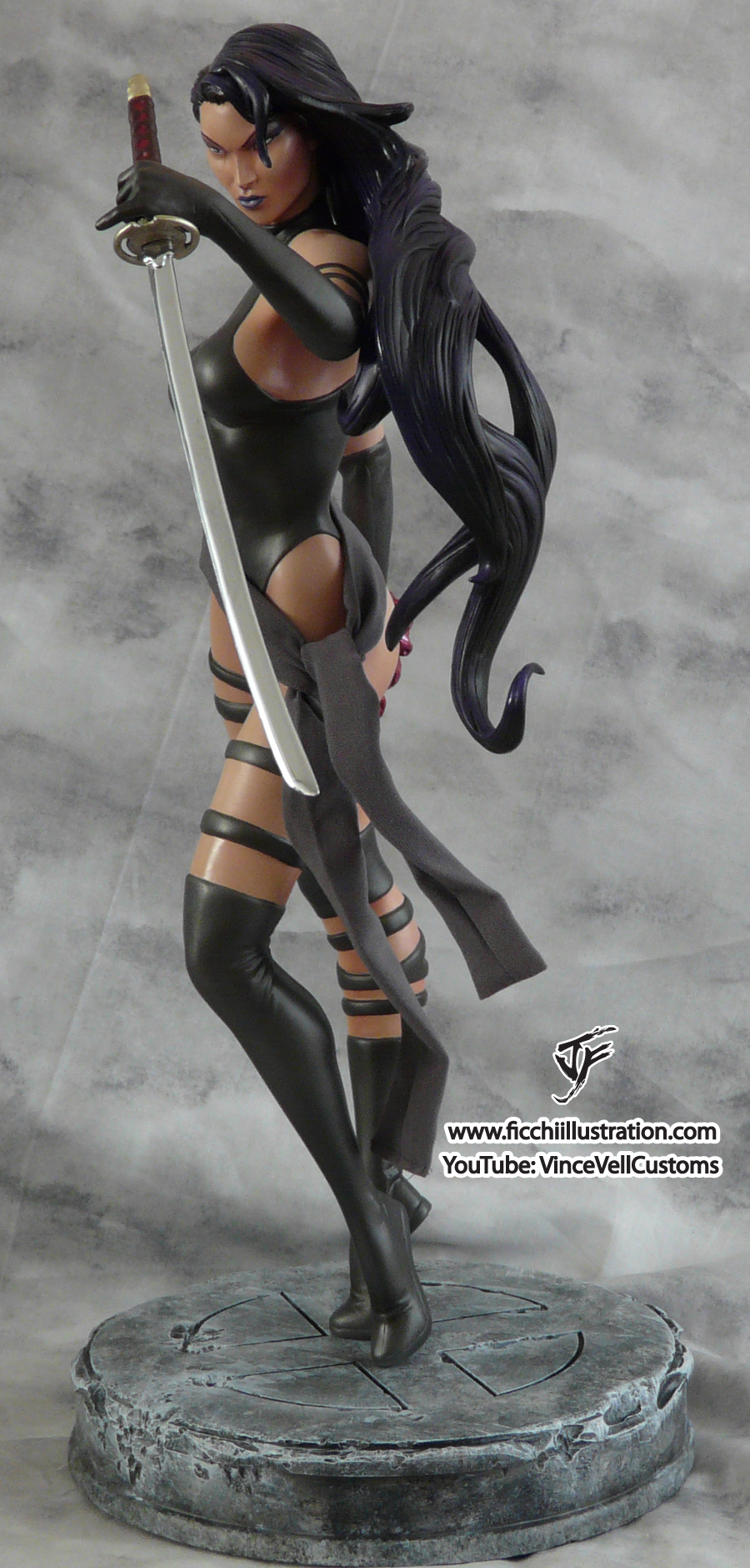 Pyslocke Xforce #2 Custom Statue