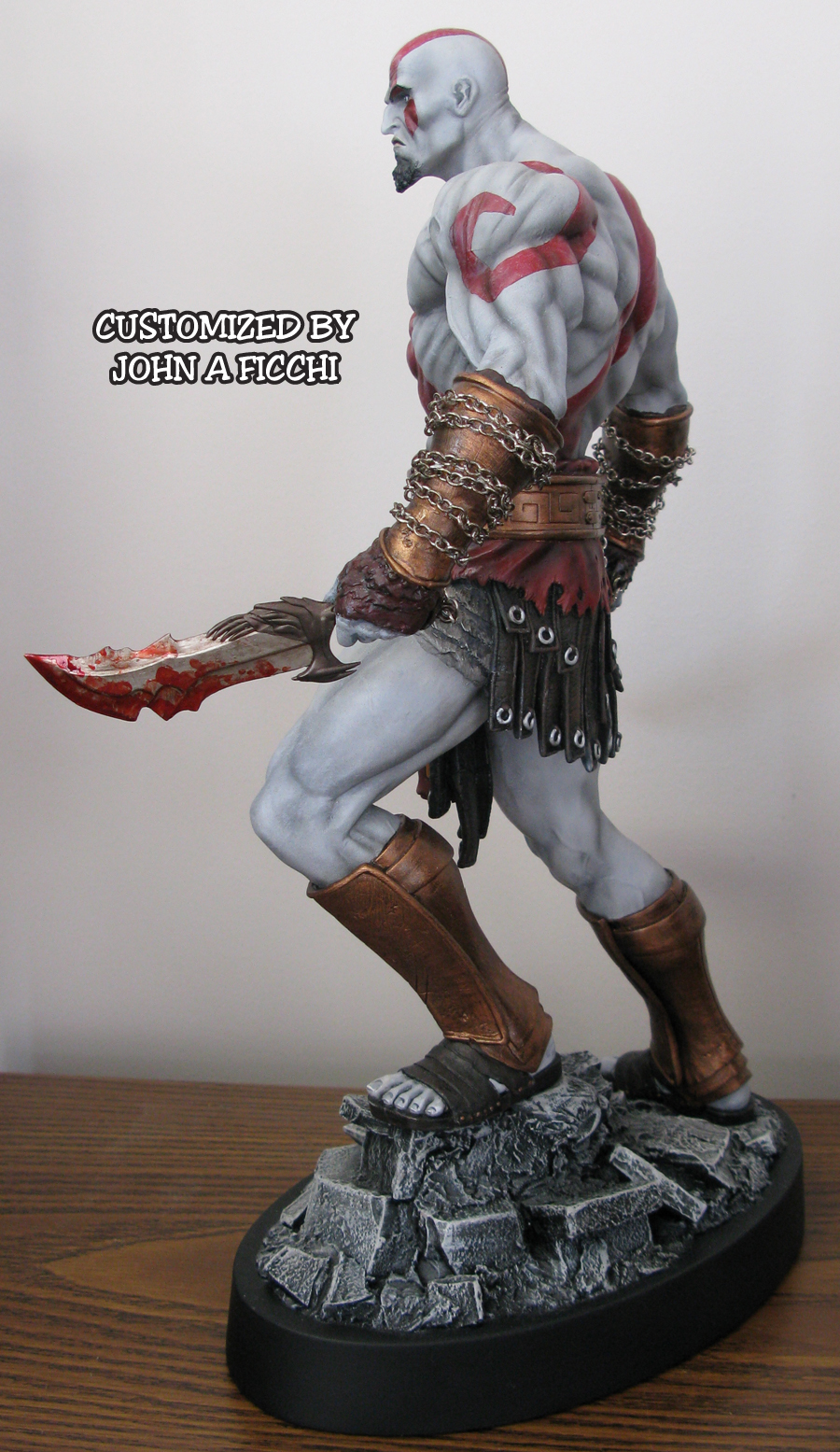 KRATOS SIdeshow Custom Statue