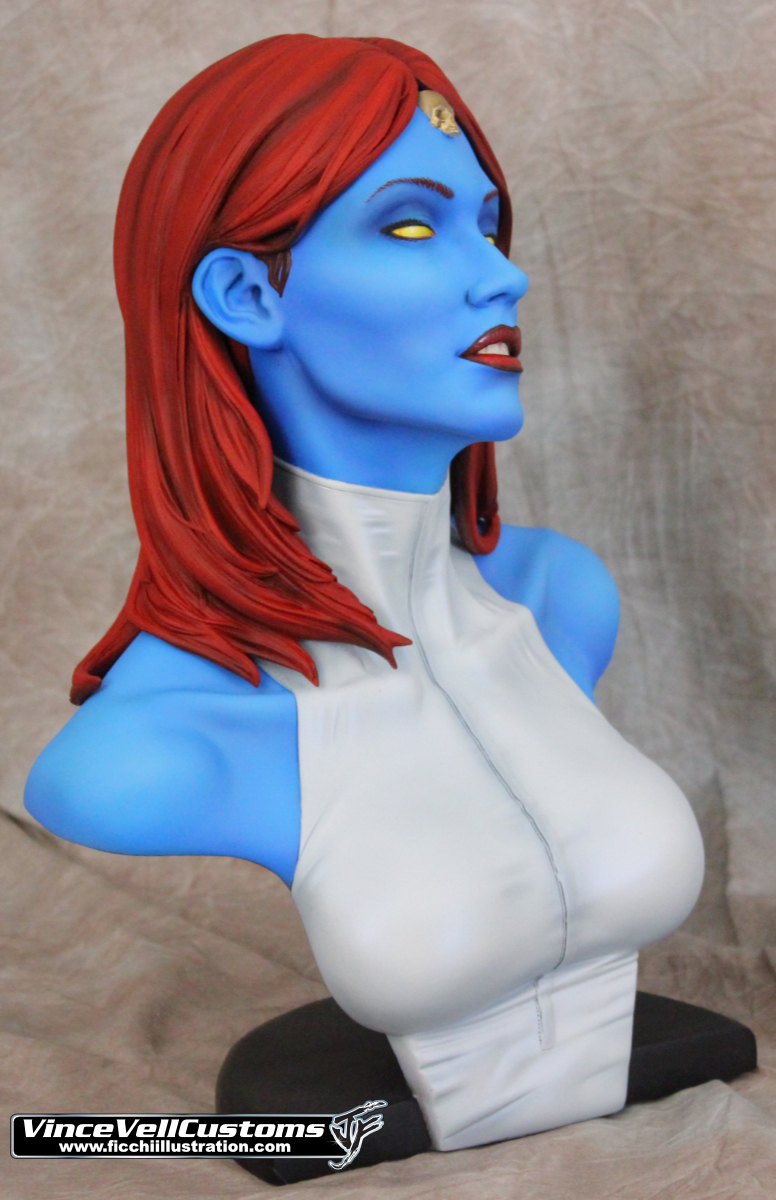 Mystique LSB Statue Repaint