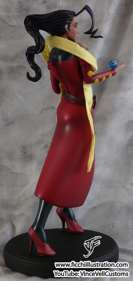 Rose Street Fighter Statue Custom