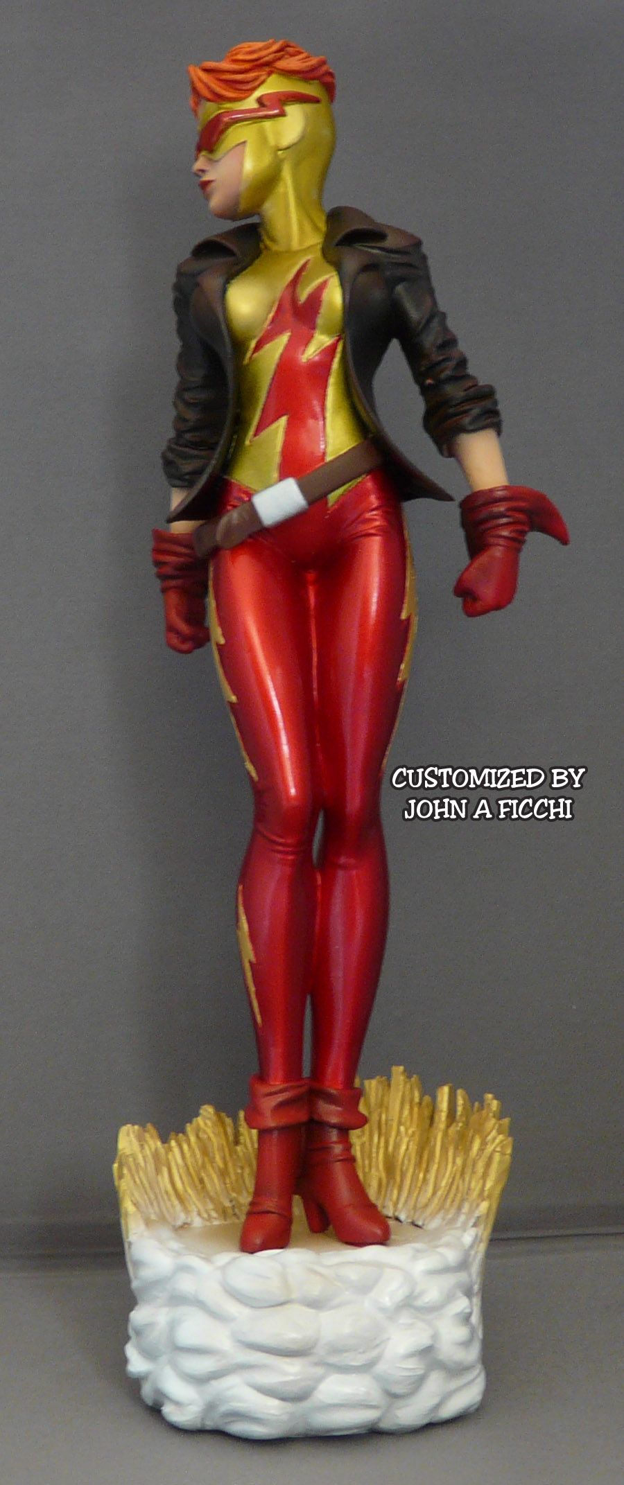 KID FLASH (Iris West Kingdom Come) Custom Statue