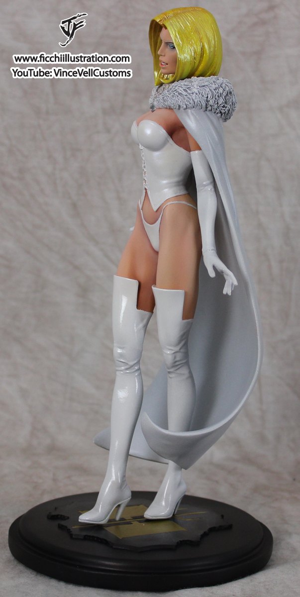 Bowen Emma Frost Statue Repaint