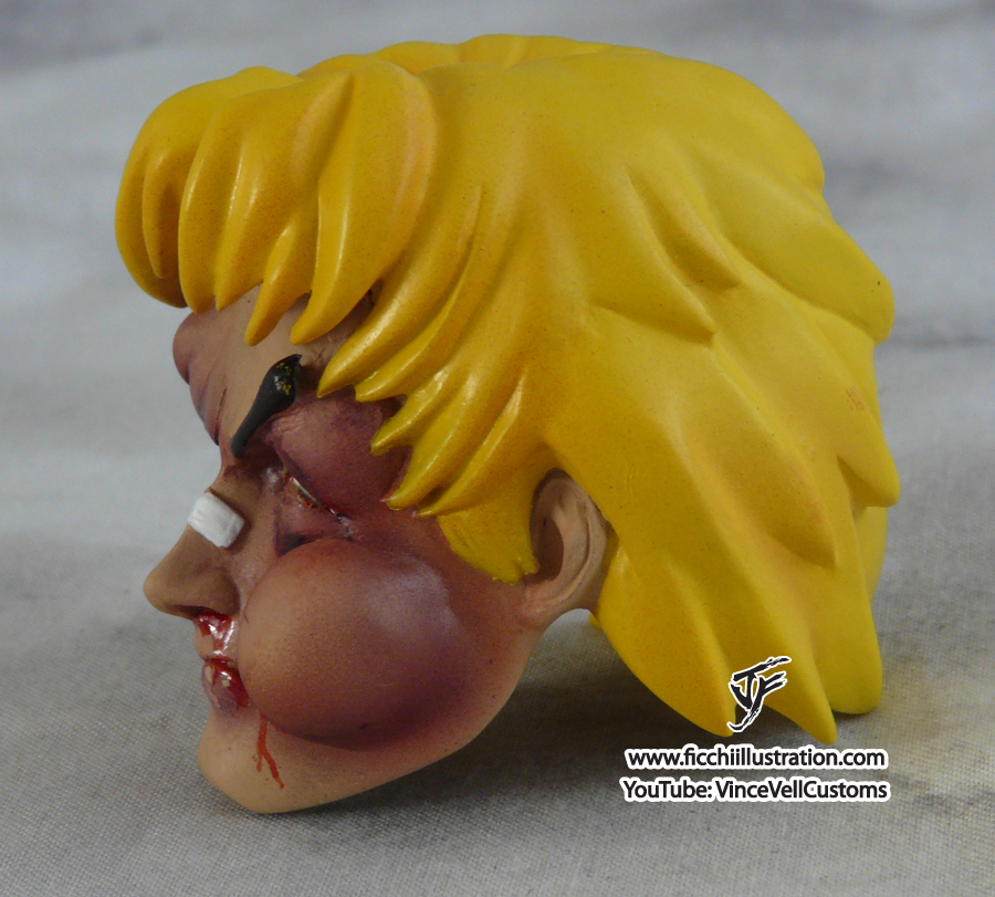 Ken Street Fighter Loser Head