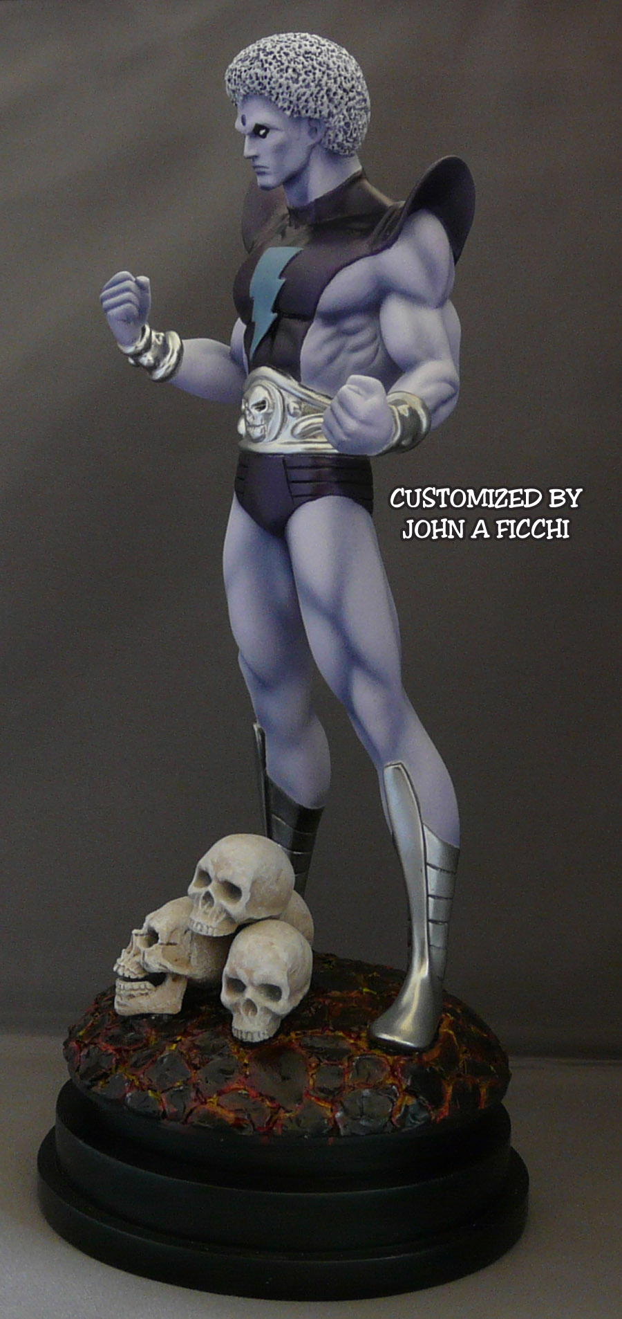 Magus Statue w/afro custom from Bowen Warlock