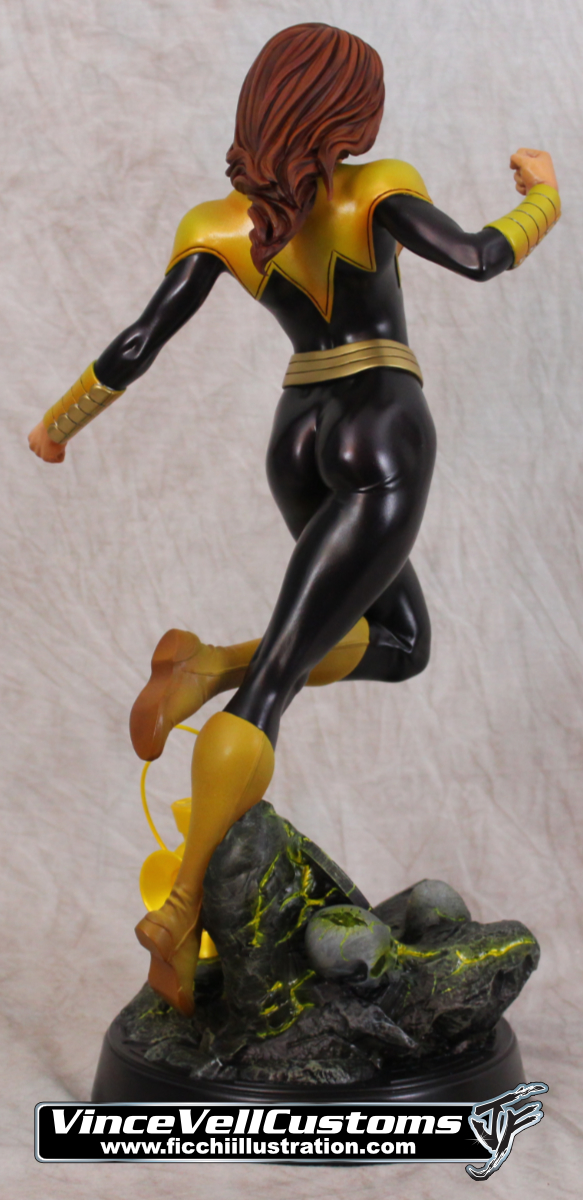 Karu-Sil Yellow Lantern Custom Statue