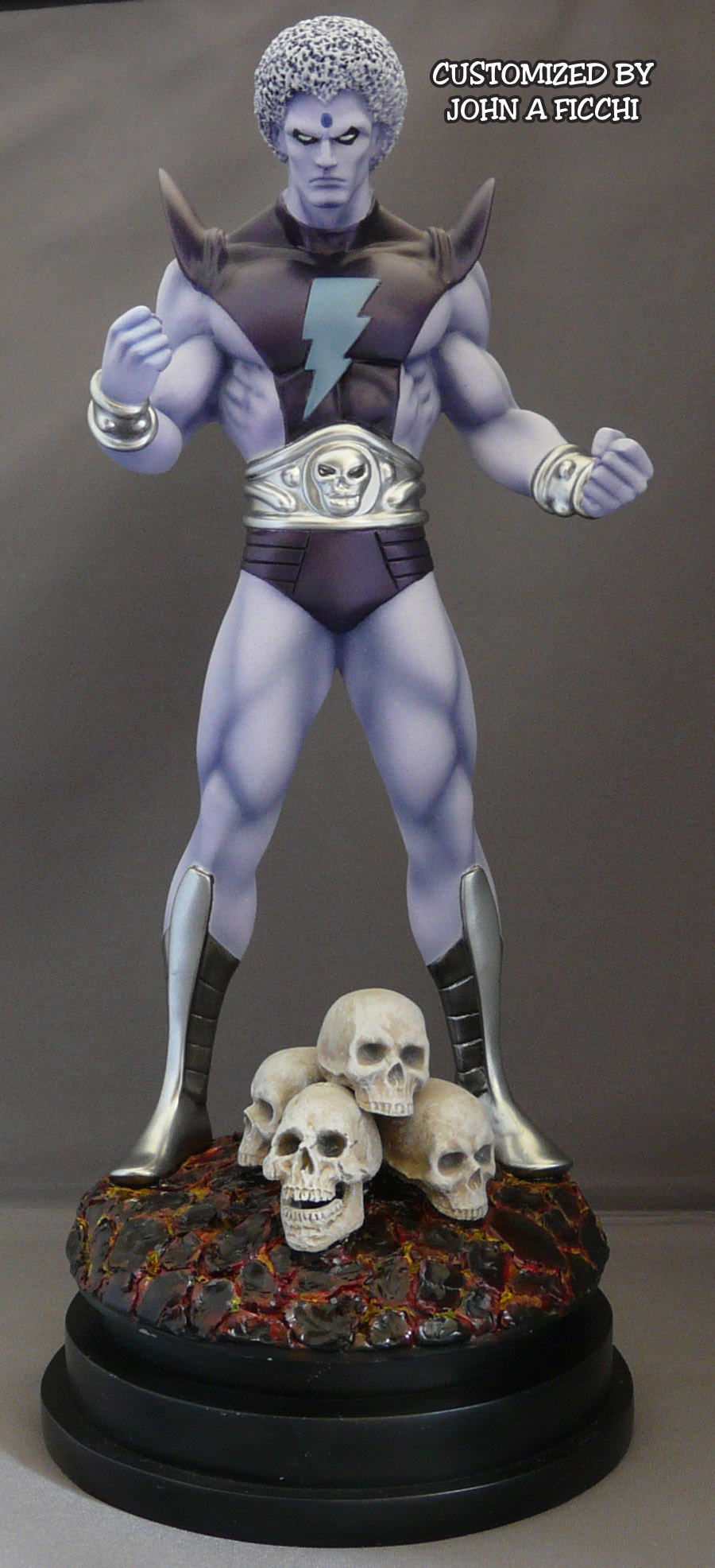 Magus Statue w/afro custom from Bowen Warlock