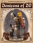 Denizens of Zo Scarecrow Label Art