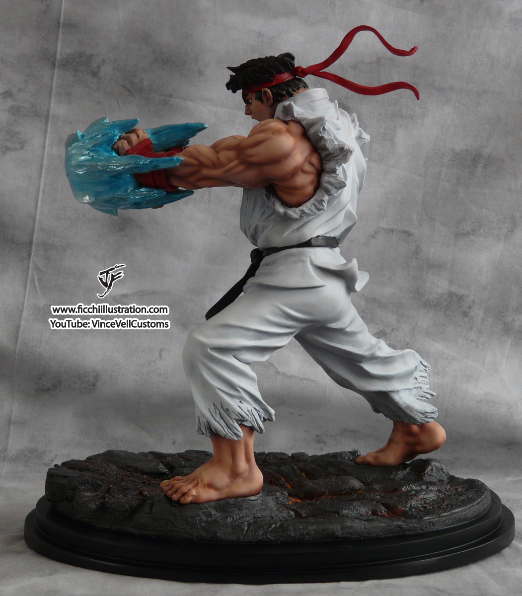 Ryu Statue Lava Base