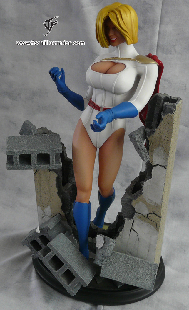 Power Girl Custom Statue