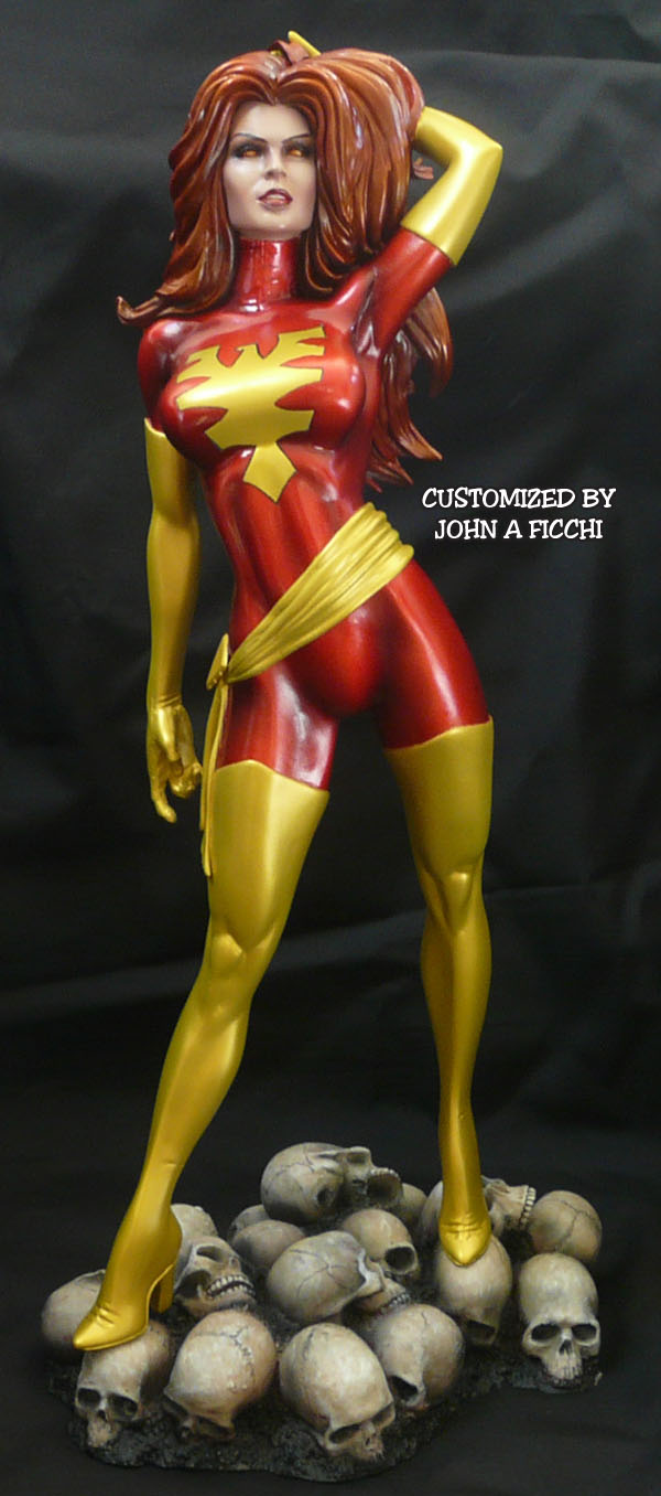 DARK PHOENIX Custom Adam Hughes Statue