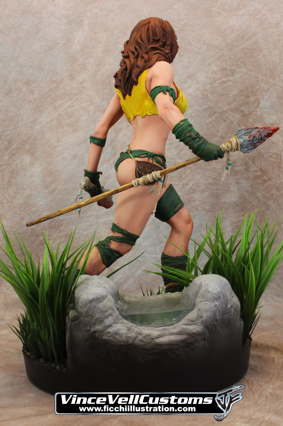 Savage Land Rogue Custom Statue
