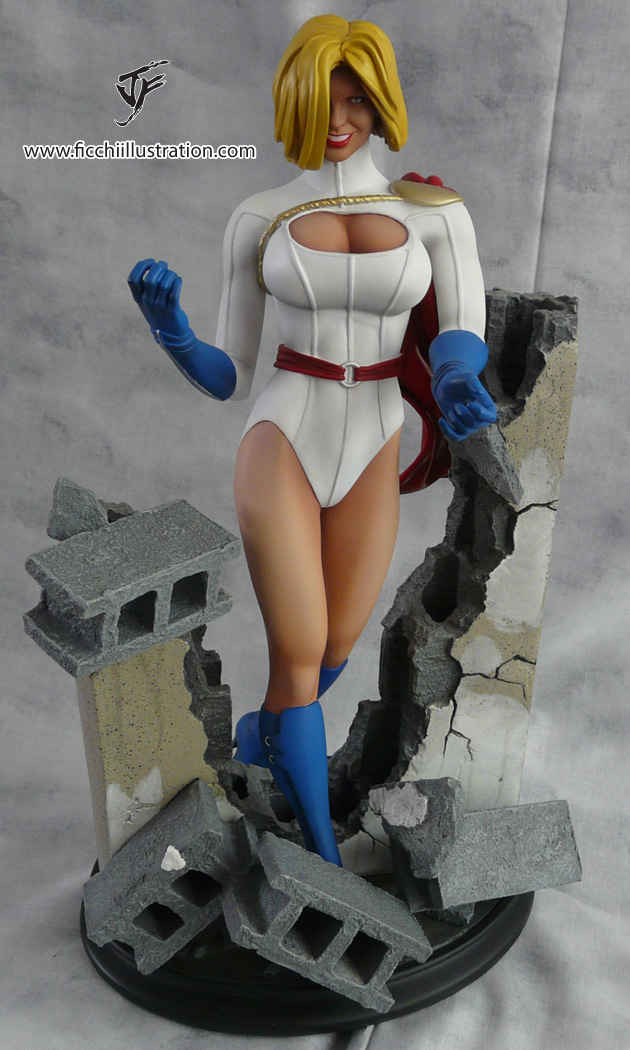 Power Girl Custom Statue