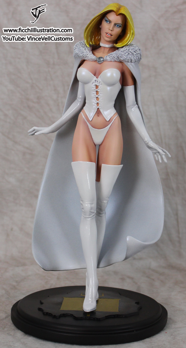 Bowen Emma Frost Statue Repaint
