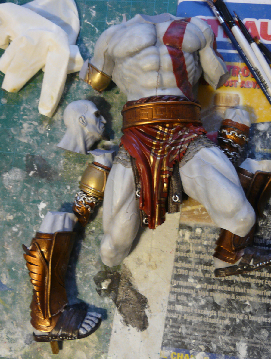 KRATOS SIdeshow Custom Statue