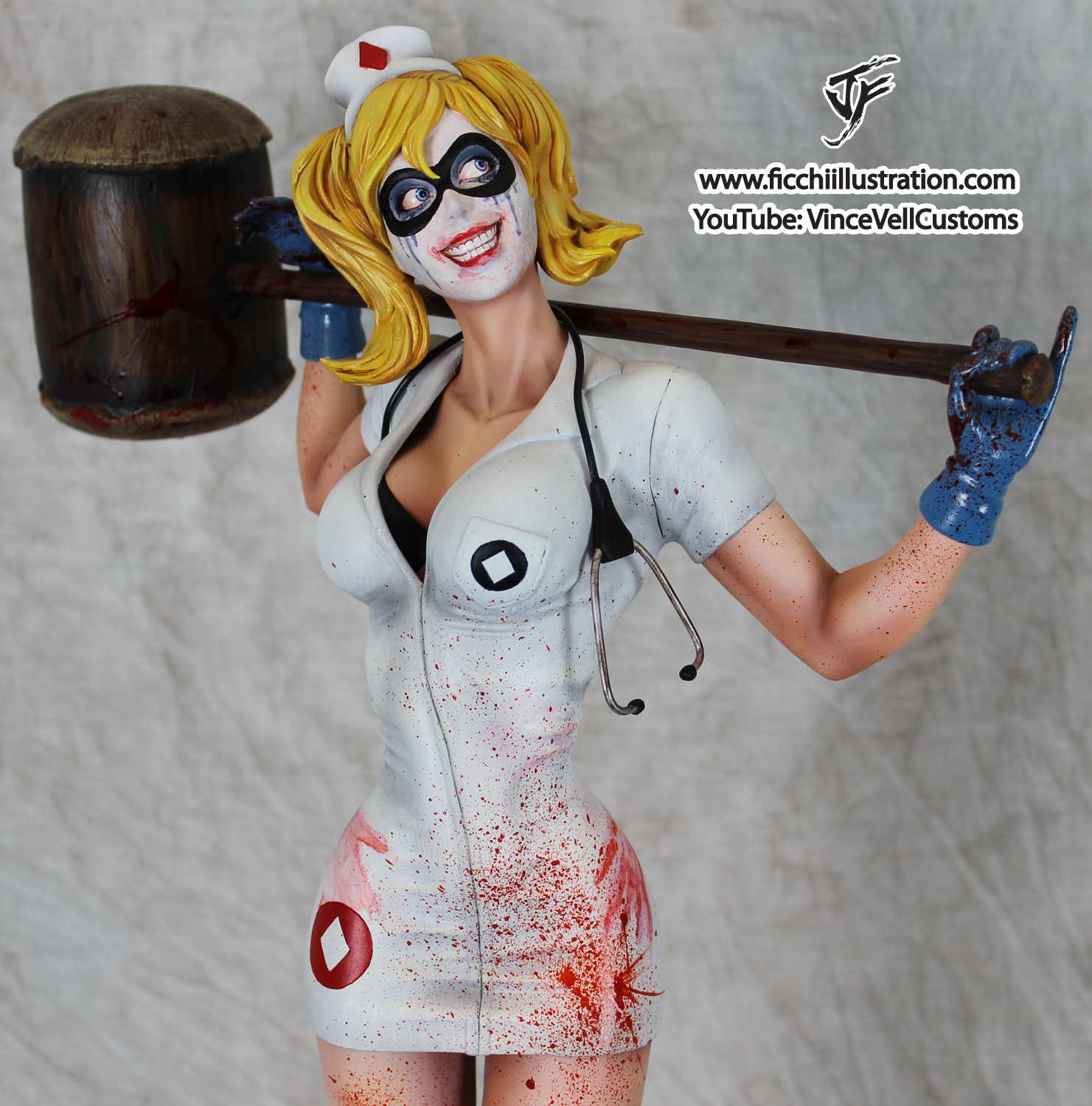 Harley Quinn Crazy Nurse Statue
