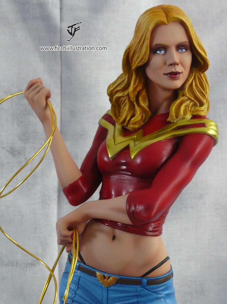 Wonder Girl Cassie Custom Statue Sideshow Faith