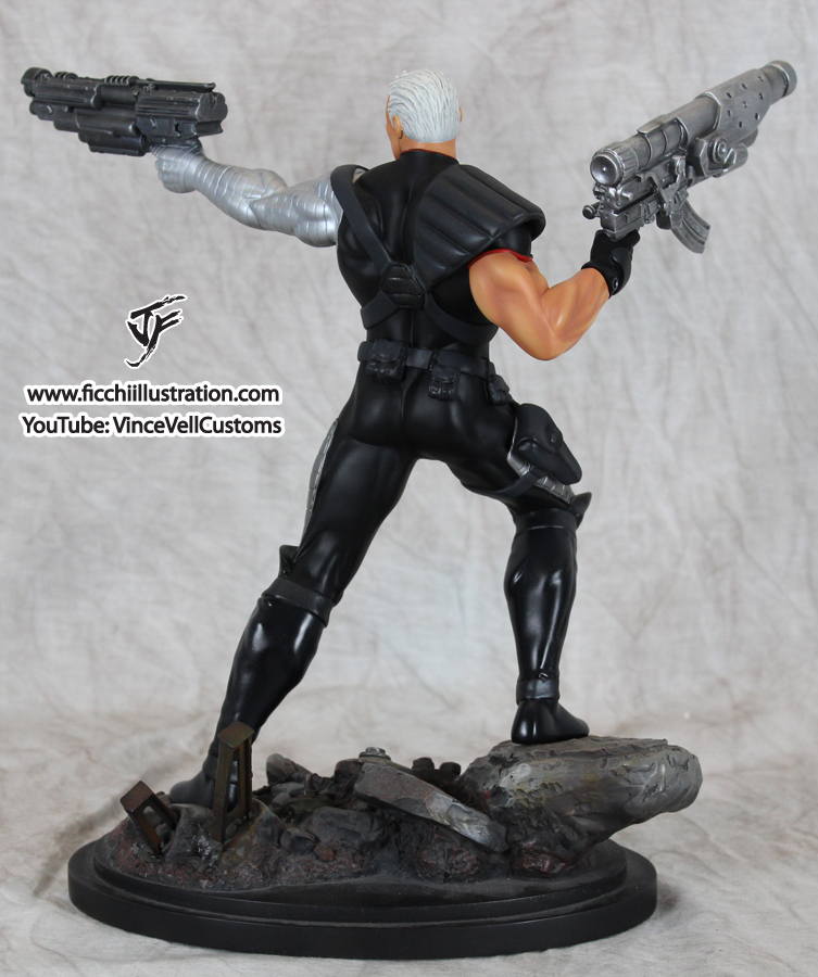 Cable Statue Repaint to X-Force