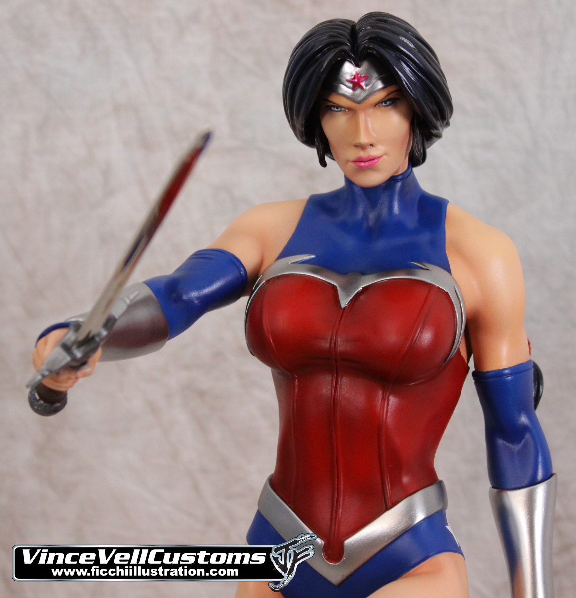 Wonder Woman JL War Custom Statue