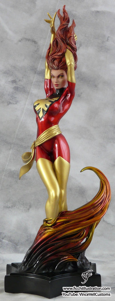 Dark Phoenix Aspen Custom statue
