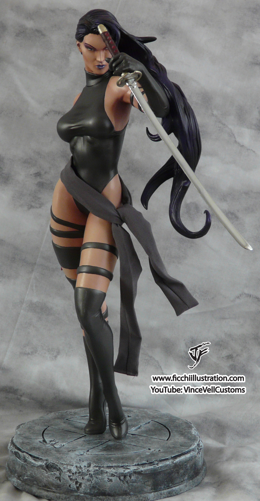 Pyslocke Xforce #2 Custom Statue