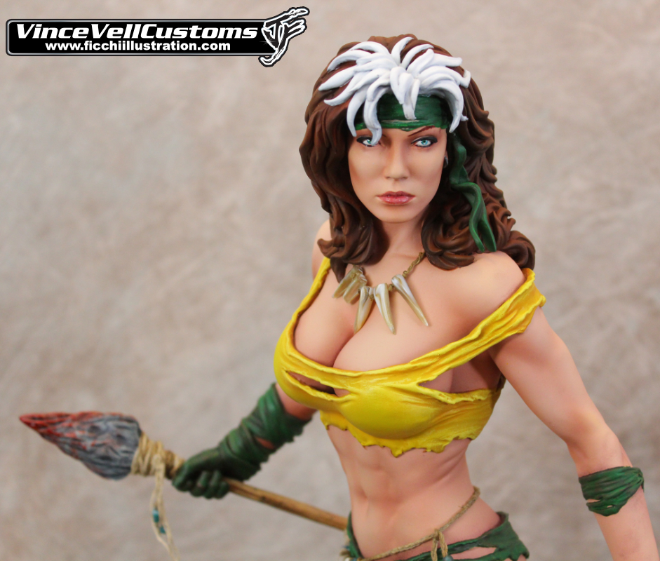 Savage Land Rogue Custom Statue