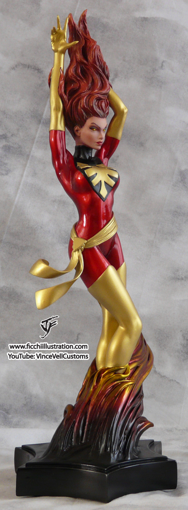 Dark Phoenix Aspen Custom statue