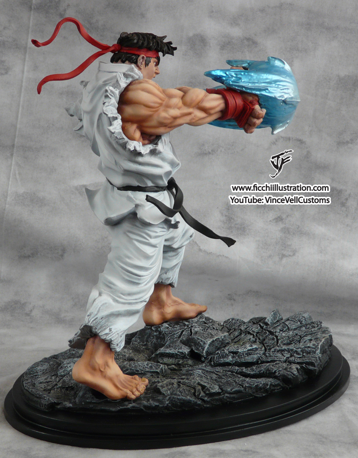 Ryu Statue Rock Base