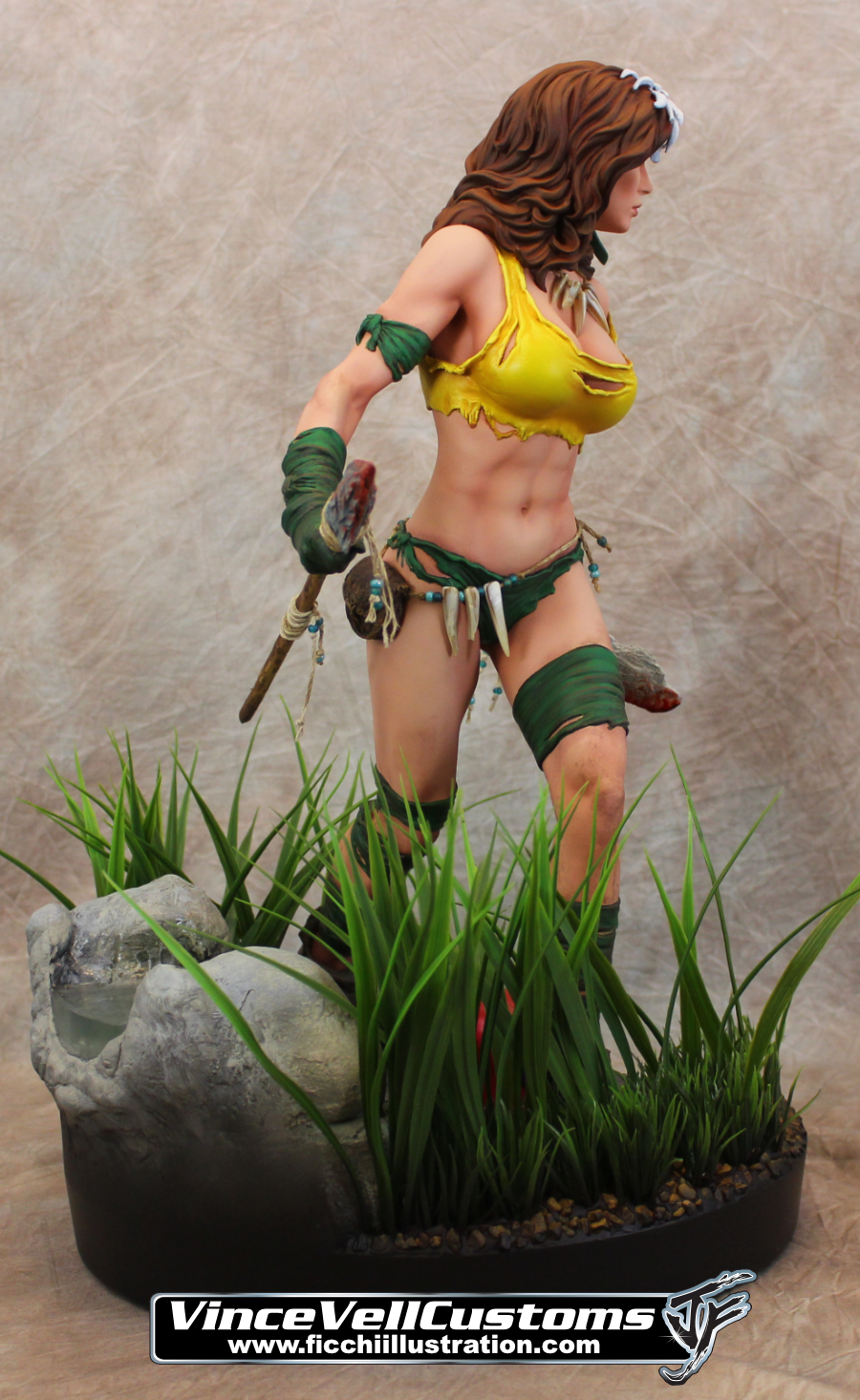 Savage Land Rogue Custom Statue