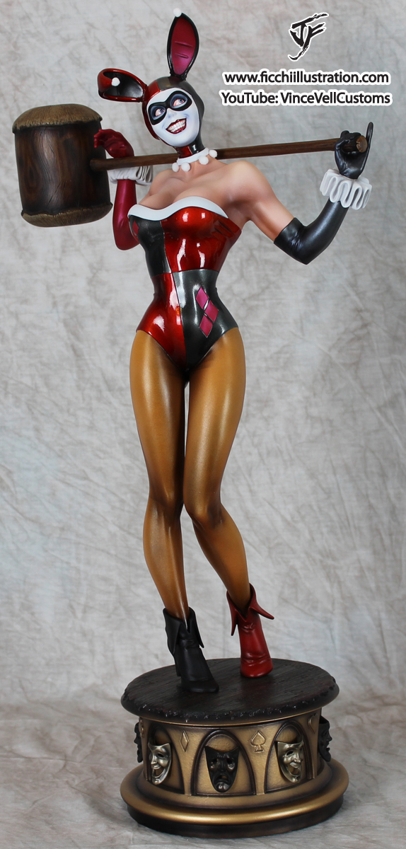 Harley Quinn Playboy Bunny Statue